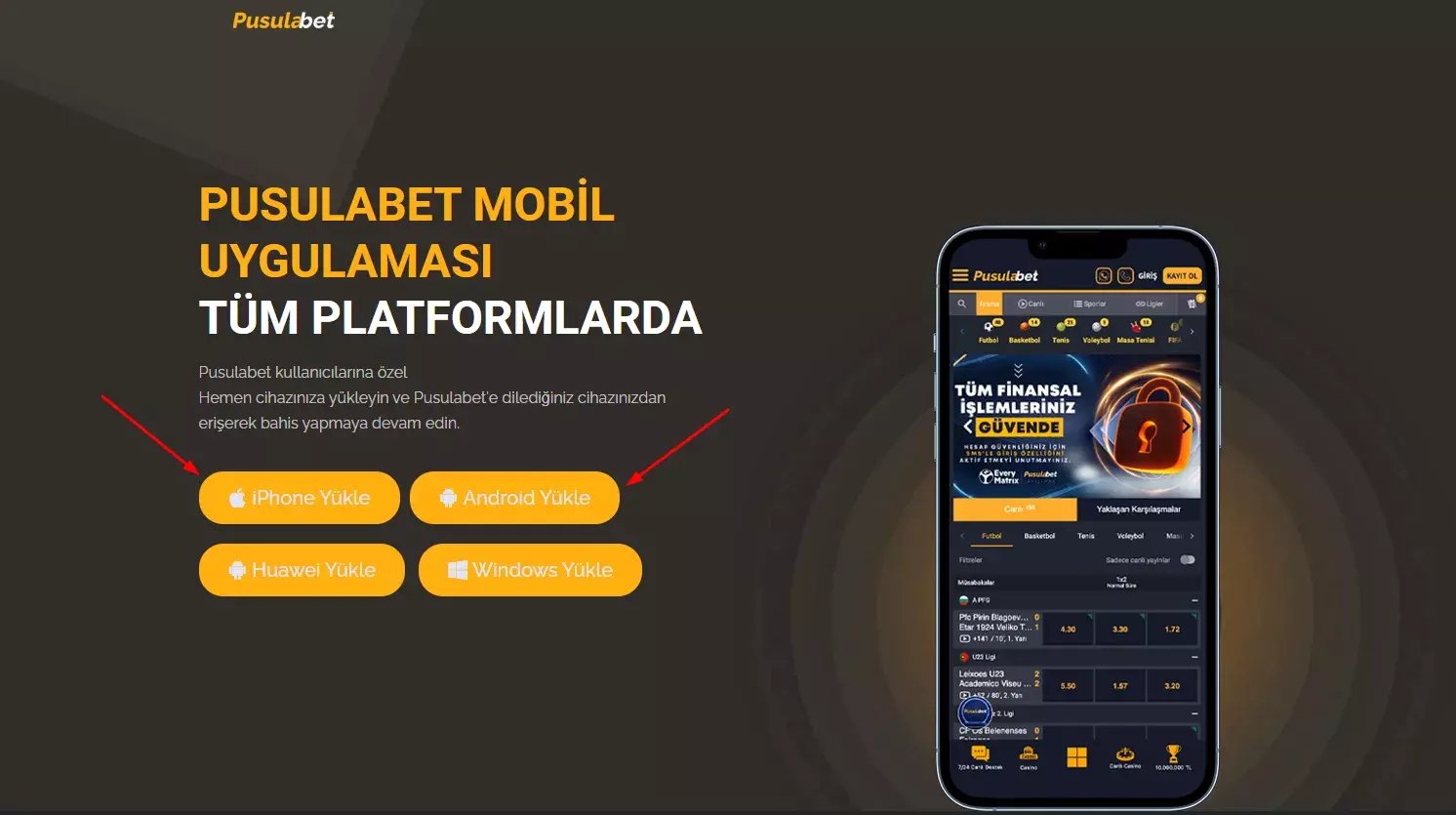 Pusulabet Mobil Uygulaması